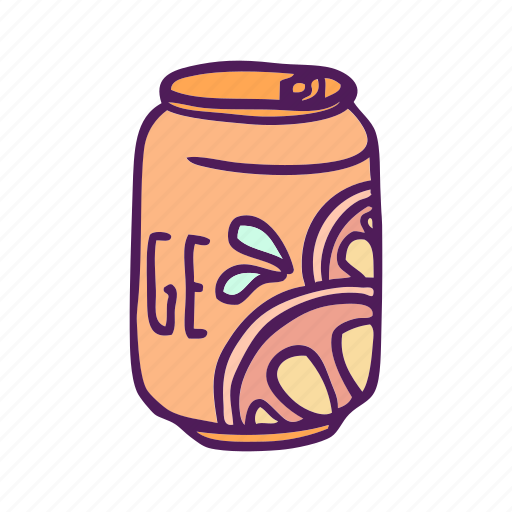 Can, drinks, food, orange icon - Download on Iconfinder