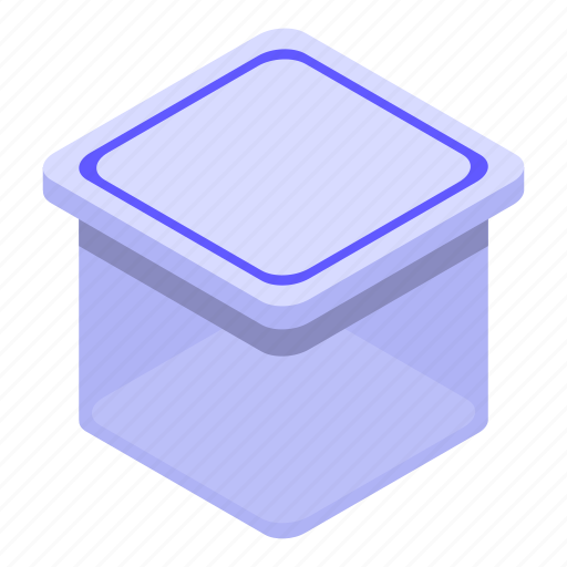 Food, container, isometric icon - Download on Iconfinder