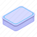 kitchen, food, container, isometric