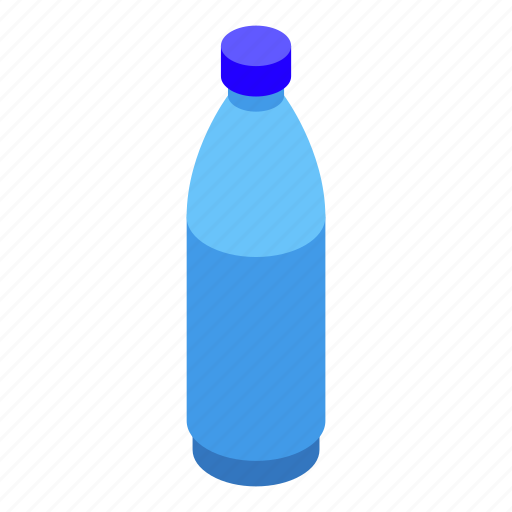 Water, bottle, isometric icon - Download on Iconfinder