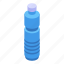 plastic, water, bottle, isometric 