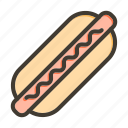 hot dog, food, sausage, fast food, restaurant