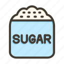 sugar bag, food, sweet, grocery, sugar pack