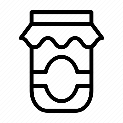 Jam jar, food, sweet, bottle, breakfast icon - Download on Iconfinder