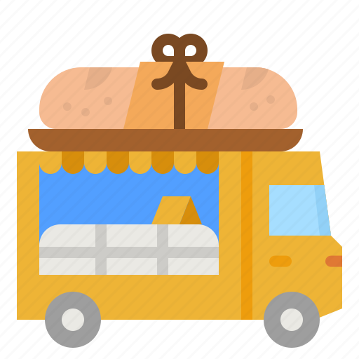 Bakery, food, truck, delivery, trucking icon - Download on Iconfinder
