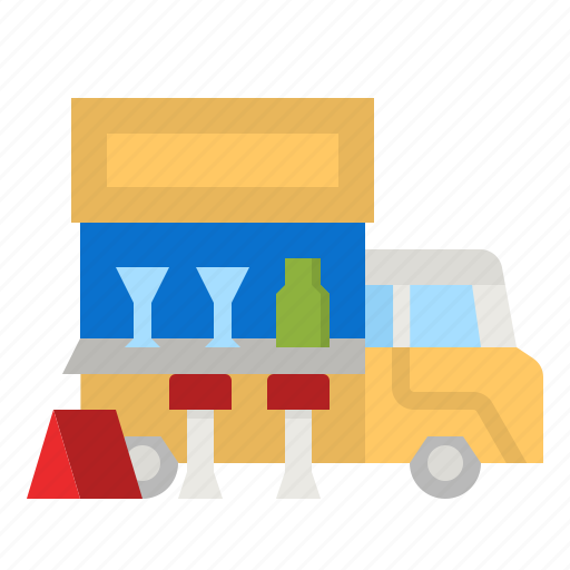 Drink, food, truck, delivery, trucking icon - Download on Iconfinder