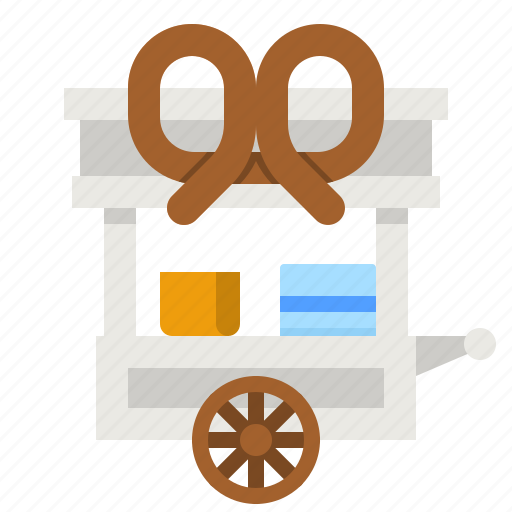Pretzel, food, truck, delivery, trucking icon - Download on Iconfinder