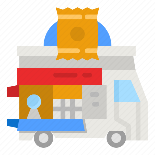 Snack, food, truck, delivery, trucking icon - Download on Iconfinder