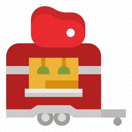 Steak, food, truck, delivery, trucking icon - Download on Iconfinder
