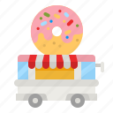 donut, food, truck, delivery, trucking