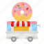 donut, food, truck, delivery, trucking 