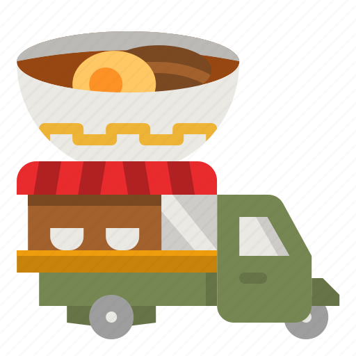 Ramen, food, truck, delivery, trucking icon - Download on Iconfinder