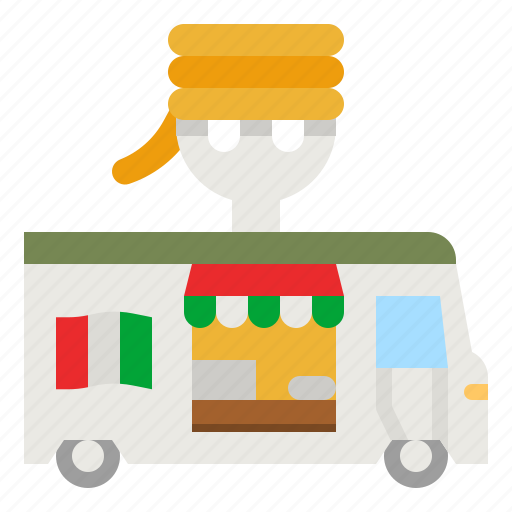 Spaghetti, food, truck, delivery, trucking icon - Download on Iconfinder