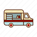 food, truck, van, burger