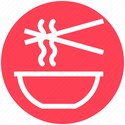 Bowl, chinese, chinese food, eating, food, noodles, sticks icon - Download on Iconfinder