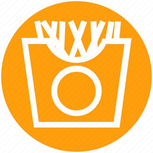 Fast food, food, french, fries, fries box, lunch, potato icon - Download on Iconfinder
