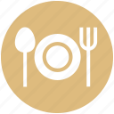 eating, flatware, fork, plate, spoons set, tableware, utensil