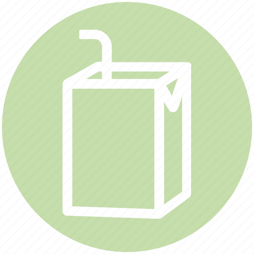 Beverage, box, drink, juice, package, product, straw icon - Download on Iconfinder