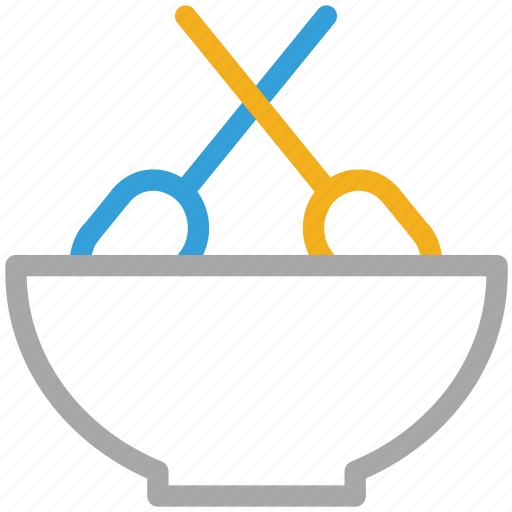 Bowl and spatulas, food, mixing, mixing food icon - Download on Iconfinder