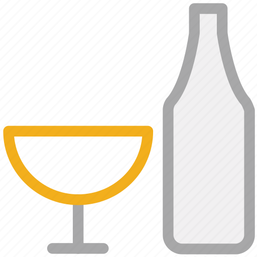 Alcohol, beverage, bottle, glass icon - Download on Iconfinder