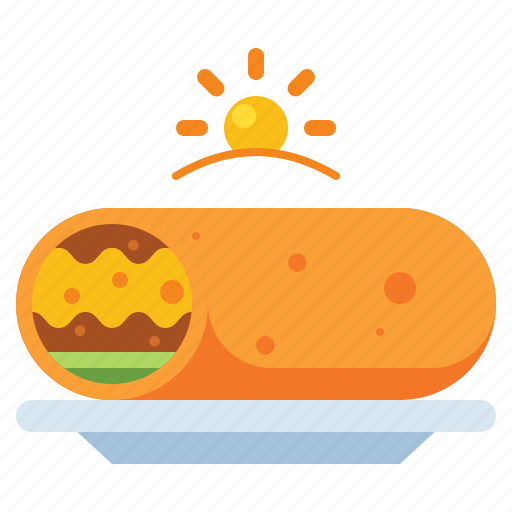 Breakfast, burrito, food icon - Download on Iconfinder