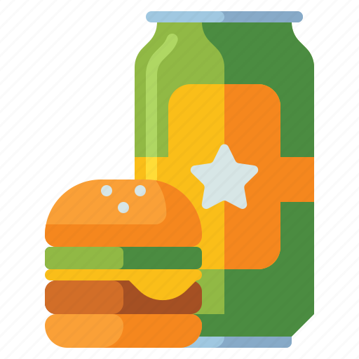 Brunch, burger, fast food, soft drink icon - Download on Iconfinder