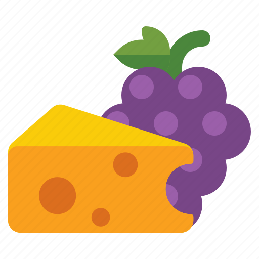 And, cheese, grapes icon - Download on Iconfinder