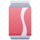 cola, can, food, beverage, drink, delete, trash