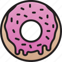 donut, food, drink, set, visual, delights, comprehensive, culinary