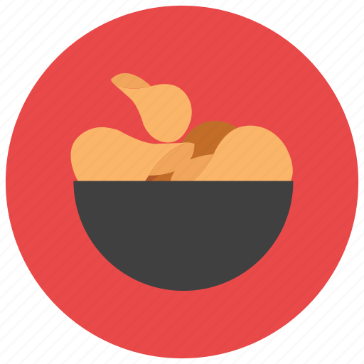 Bowl, chips, food, meals, snack icon - Download on Iconfinder