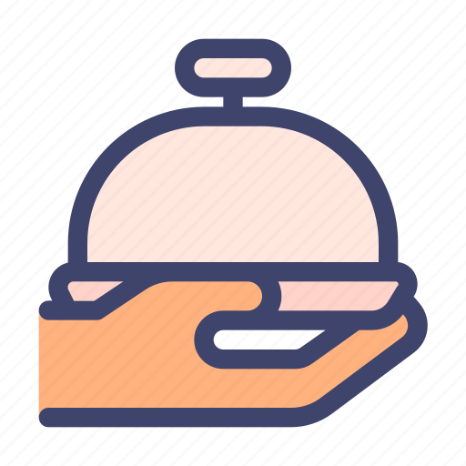 Food, dish, serve, reastaurant, lunch icon - Download on Iconfinder