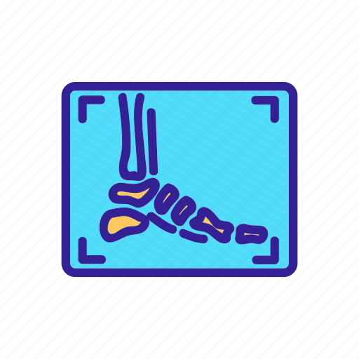 Bone, care, contour, foot icon - Download on Iconfinder