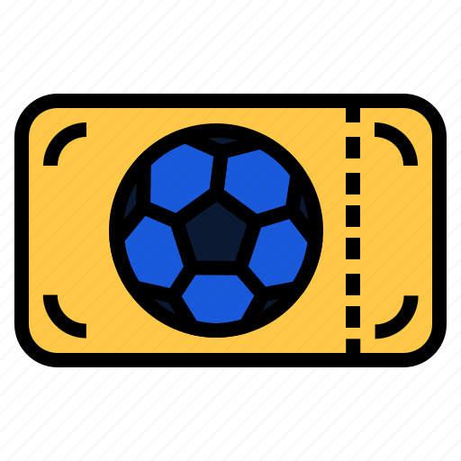 Football, ticket, ball, entertainment, soccer, match, tickets icon - Download on Iconfinder