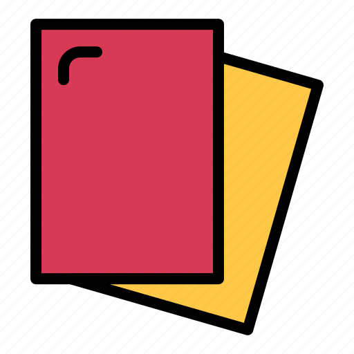 Football, card, referee, penalty, red card, yellow card, rules icon - Download on Iconfinder