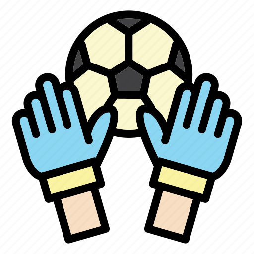 Goalkeeper, gloves, soccer, sport, football, player, ball icon - Download on Iconfinder