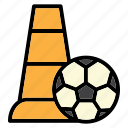 cone, sport, football, training, sports, soccer, player