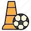 cone, sport, football, training, sports, soccer, player 