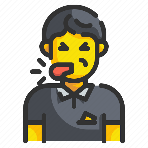 Referee, soccer, football, sport, competition, man, whistle icon - Download on Iconfinder