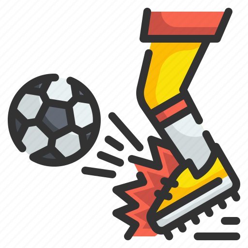 Shoot, kick, soccer, football, sport, competition, player icon - Download on Iconfinder