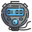 stopwatch, equipment, soccer, football, timer, sport, competition 