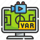 var, replay, soccer, football, monitor, competition, match