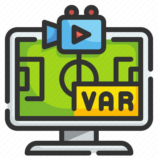 Var, replay, soccer, football, monitor, competition, match icon - Download on Iconfinder
