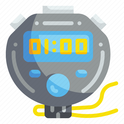 Stopwatch, equipment, soccer, football, timer, sport, competition icon - Download on Iconfinder