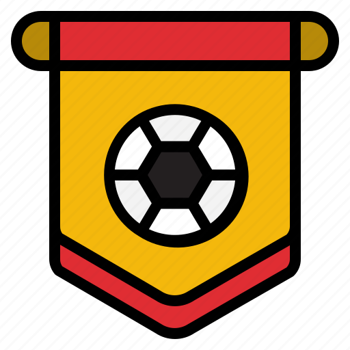 Flag, football, pennant, sportive icon - Download on Iconfinder