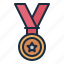 medal, winner, champion, sport, game, football, soccer 