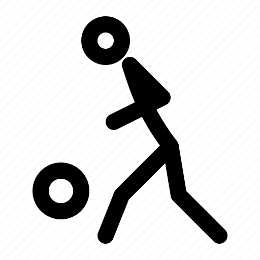 Dribbling, kick, football, soccer icon - Download on Iconfinder