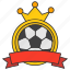 badge, ball, crown, league, logo, mvp, tournament 