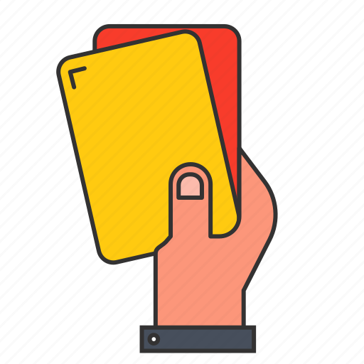 Card, competition, foul, penalty, red, referee, yellow icon - Download on Iconfinder