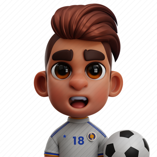 Real, madrid, soccer, sports, football, man, people 3D illustration - Download on Iconfinder