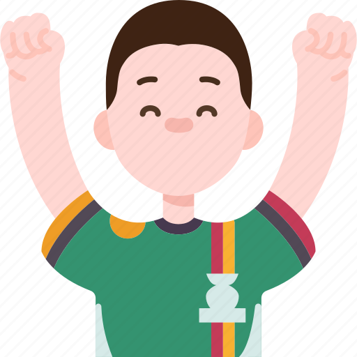 Zambia, sport, player, healthy, winner icon - Download on Iconfinder